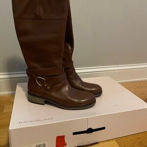 Bandolino Brown Leather Knee-High Boots